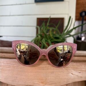 Cutler and Gross Pink framed Sunglasses